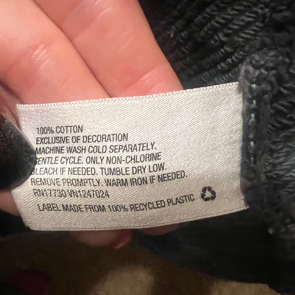 JoyLab Women’s Tie-Dye Black and White Open Cardigan Size XS - Picture 5 of 7